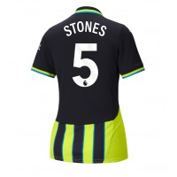 Manchester City John Stones #5 Replica Away Shirt Ladies 2024-25 Short Sleeve